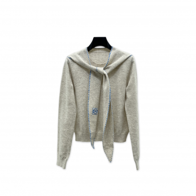 LOEWE SHAWL KNIT SWEATER